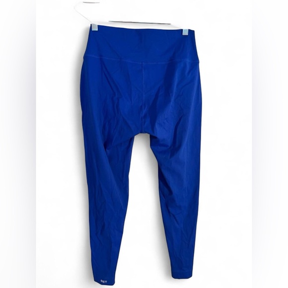 SET ACTIVE Sportbody Royal Blue Leggings - Size Large - Picture 4 of 12